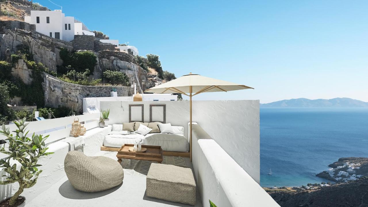 Living Theros Luxury Suites Kardhianí Dış mekan fotoğraf